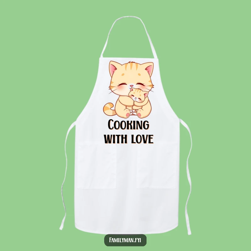 Funny Cat Kitchen Apron - Hilarious Gift for Feline Foodies