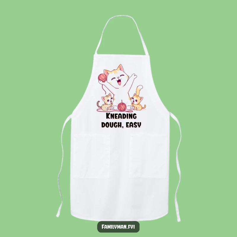Funny Cat Dad Apron: Playtime Pal Kitchen Wear, Ideal Kitten Gift