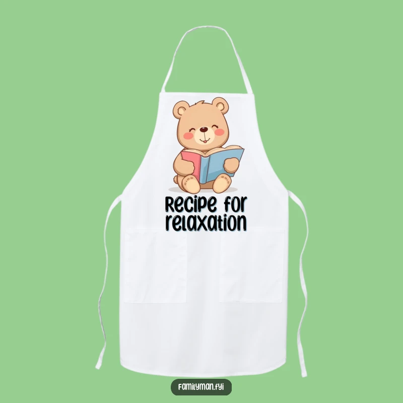 Funny Bear Apron: Storyteller's Helper, Practical and Funny Gift for Cooks