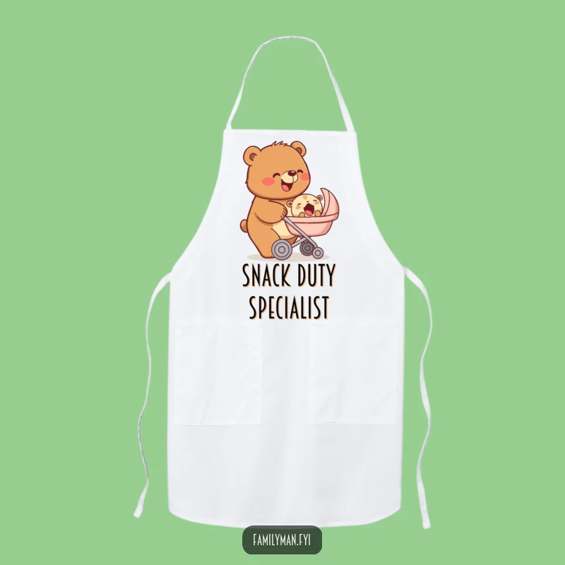 Funny Bear Chef Apron: Beaming Mealtime, Hilarious Funny Gift