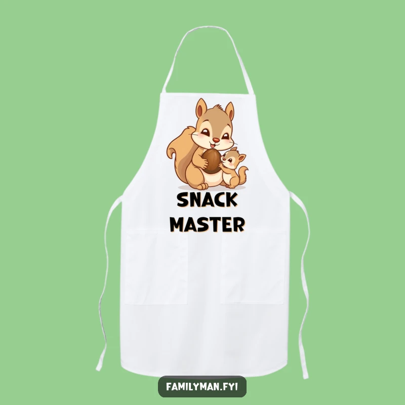 Funny Dad Squirrel Apron - Generous Papa Squirrel for Kitchen Gifts