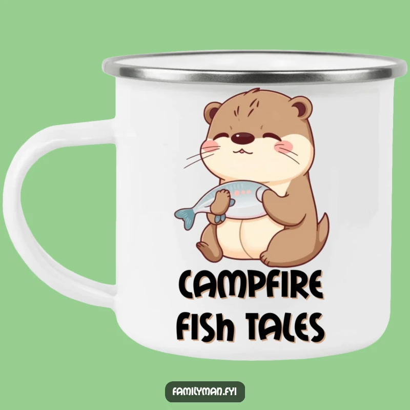 Funny Otter Campfire Mug - Hilarious Outdoor Gift for Sharing Moments