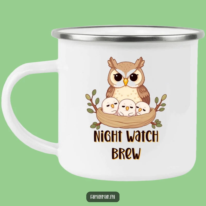 Funny Owl Campfire Mug: Adventure and Funny Gift for Outdoors!