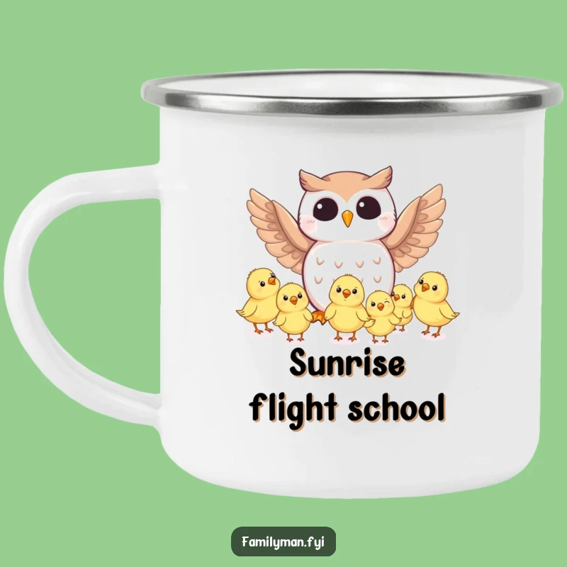 Funny Owl Campfire Tales Mug - Durable & Hilarious Outdoor Gift