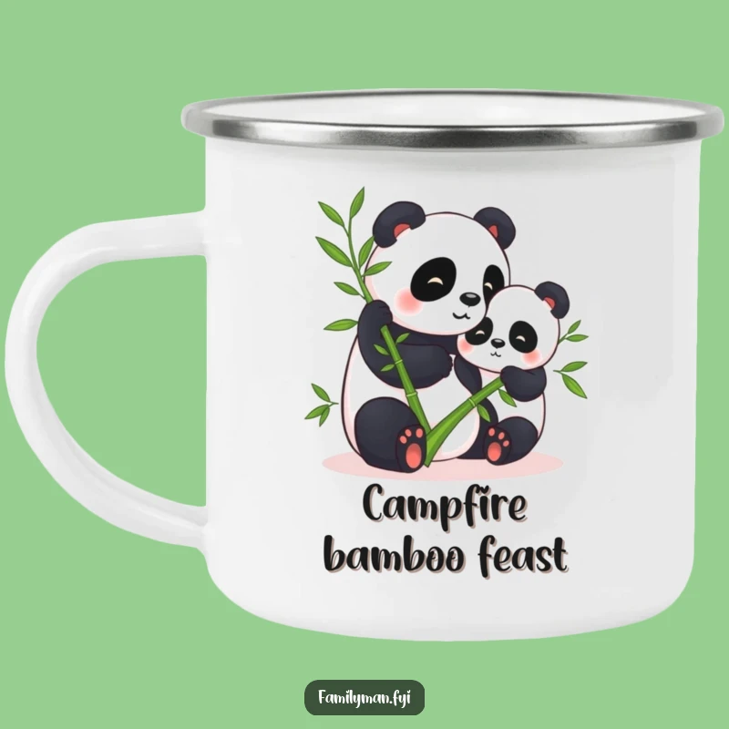 Funny Panda Campfire Mug: Outdoor Fun and Funny Gift!
