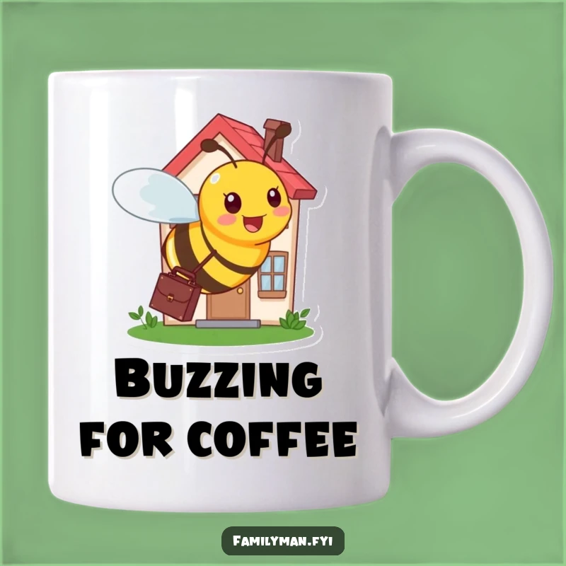 Funny Busy Bee Working Mug - Humorous Professional Gift for Professionals