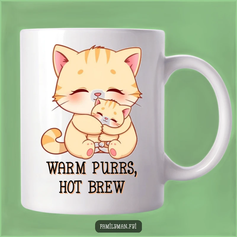 Funny Cat Hug Mug - Hilarious Gift for Cat Lovers & Cuddle Fans