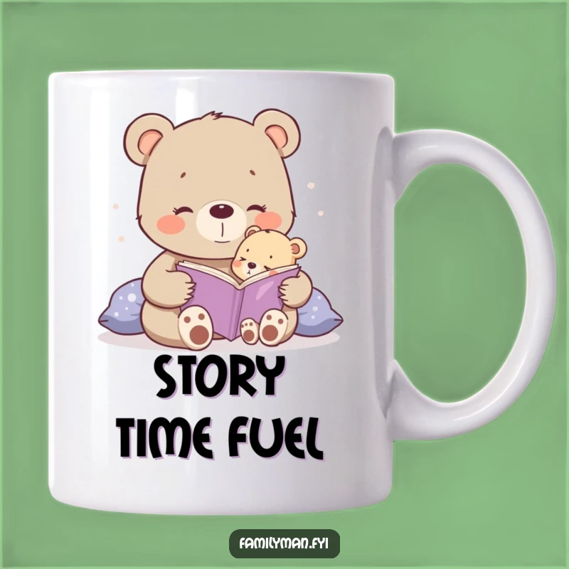 Funny Bear Story Mug - Sweet Bedtime Design, Perfect Humorous Gift