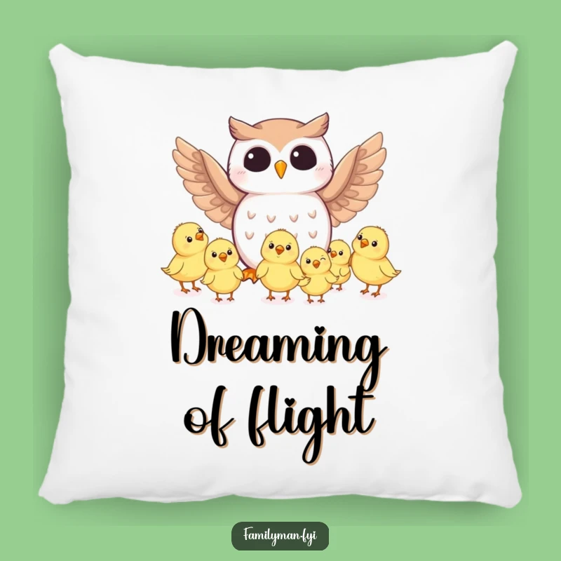 Funny Owl's Gentle Guidance Pillow - Soft & Hilarious Gift