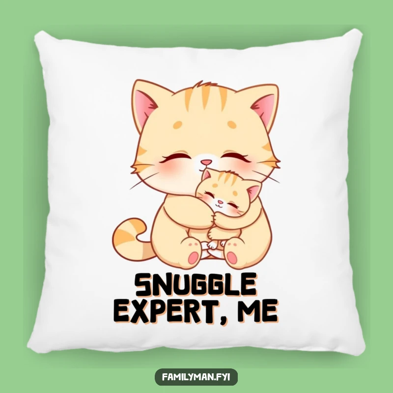 Funny Cat Cuddle Pillow - Cozy & Hilarious Gift for Cat Fans