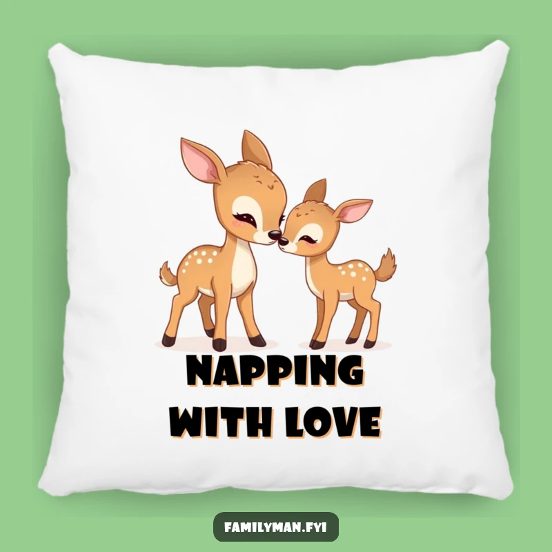 Soft Funny Gentle Deer Nudge Pillow: Cozy Humor, Sweet Gift
