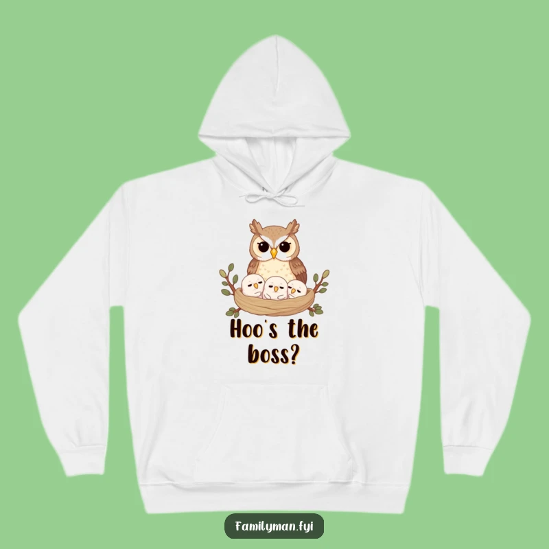 Funny Owl Nest Hoodie: Cozy and Funny Gift for Owl Aficionados!