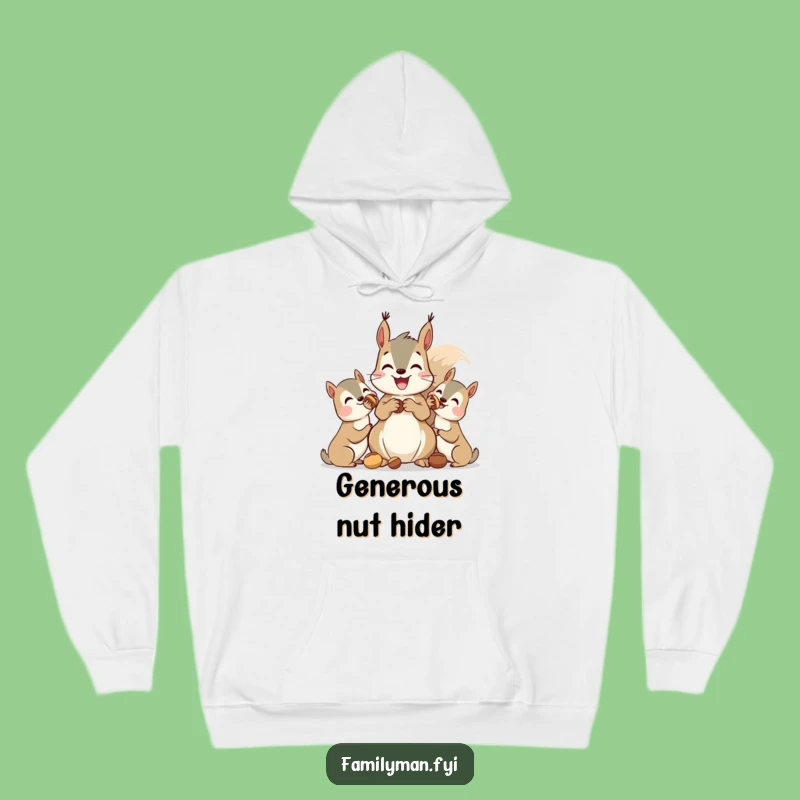 Funny Squirrel Hoodie: Nutty Friends Unite, Cozy & Humorous Gift for Sharing