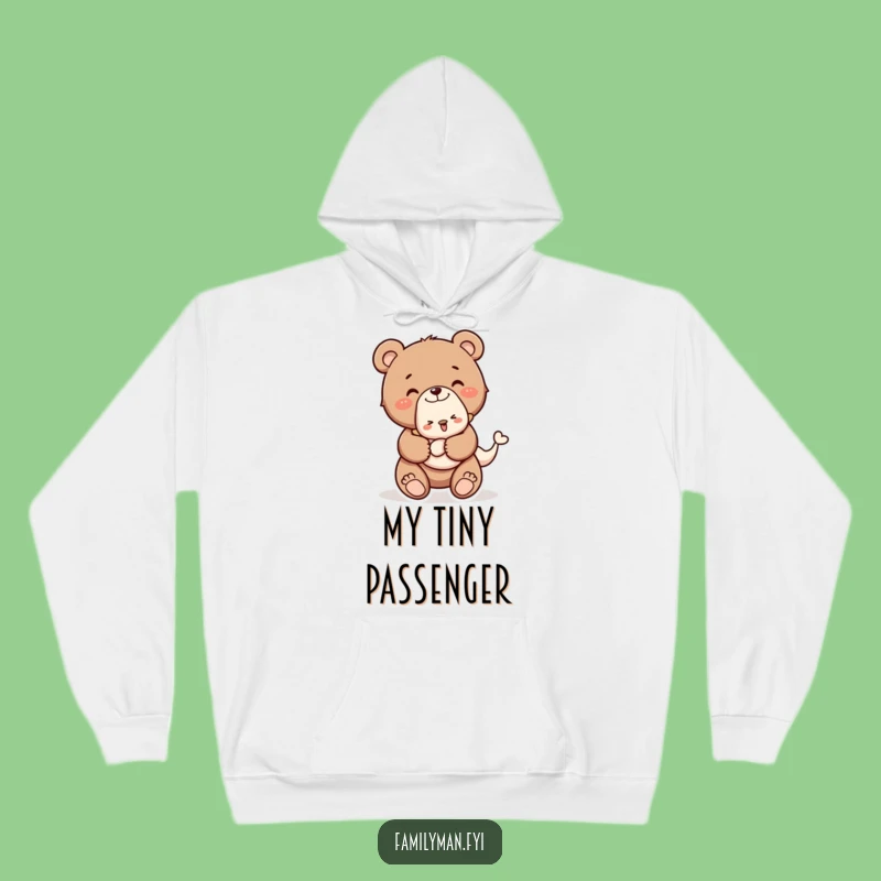 Cozy Funny Piggyback Bear Cub Hoodie: Warm Hugs and Big Laughs