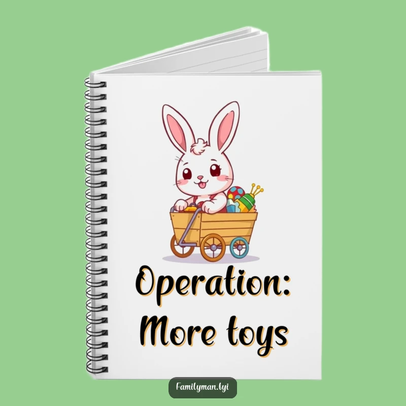 Funny Rabbit Notebook: Toy Collector's Log, Great for Funny Gift Ideas