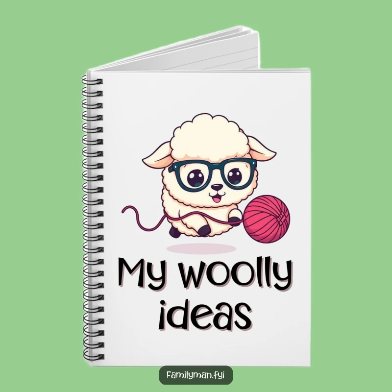 Funny Sheep Dog Yarn Journal: Jot Down Your Playful Thoughts!