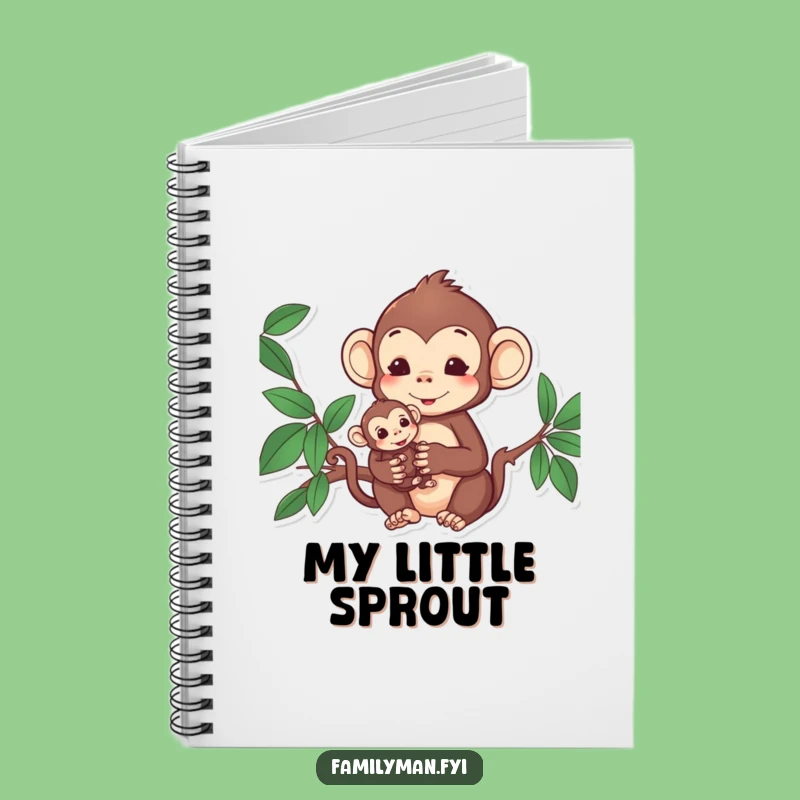 Funny Monkey Family Notebook: Write Down Your Loving Thoughts
