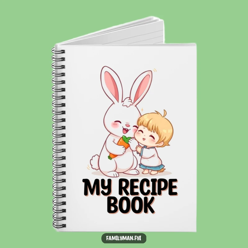 Funny Rabbit & Child Notebook: Jot Down Kind Thoughts