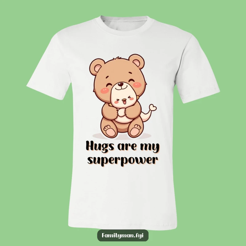 Funny Piggyback Bear Cub T-Shirt: Wear Your Heart and Humor