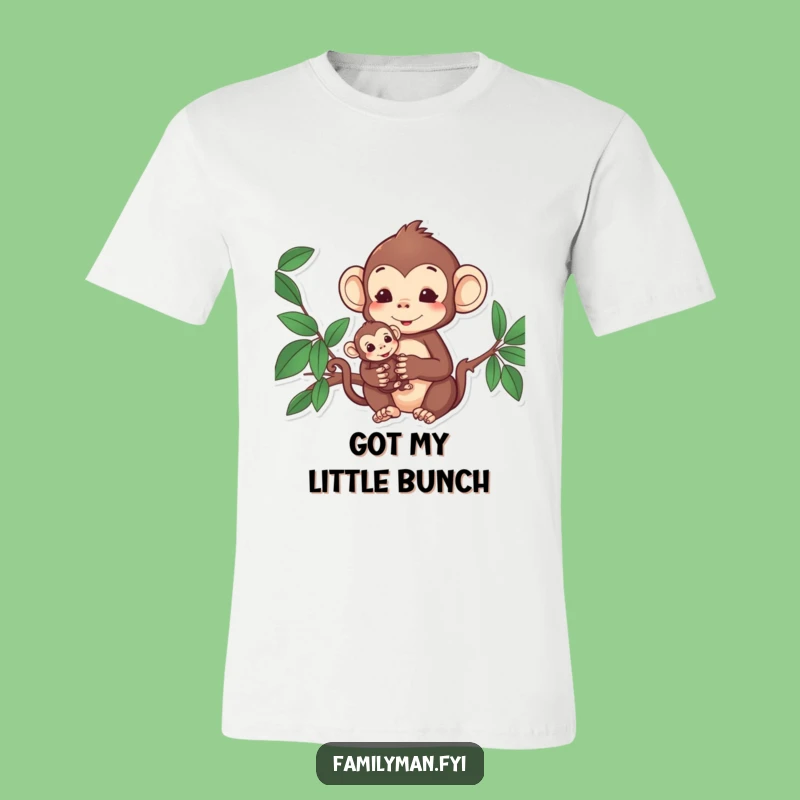Funny Monkey Family T-Shirt: Adorable Apparel for Loving Souls