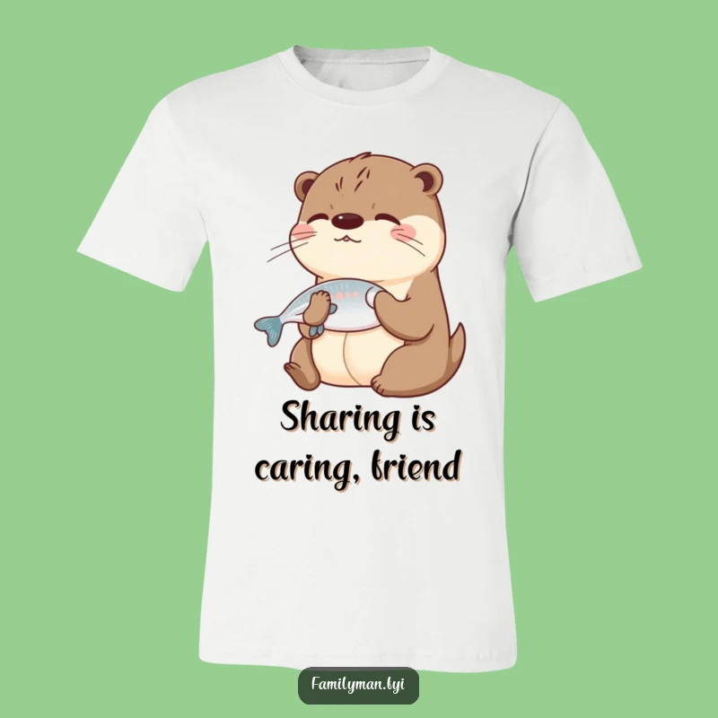 Funny Otter Pal T-Shirt - Hilarious Friendship Gift for Him & Her