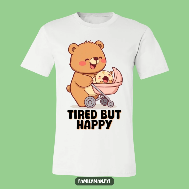 Funny Bear Baby T-Shirt: Beaming Parent Pride, Ideal Funny Gift