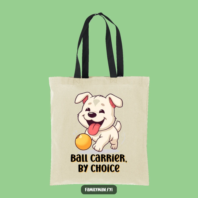 Funny Dog Chasing Ball Tote Bag - Practical & Enthusiastic Pet Gift