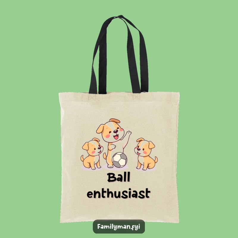 Funny Dog & Puppies Tote Bag: Carry Playful Charm Everywhere